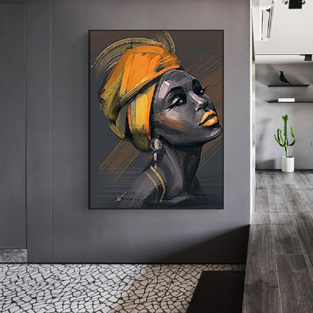 Elegant canvas art by Michan Direct featuring modern abstract design in vibrant red and neutral tones.