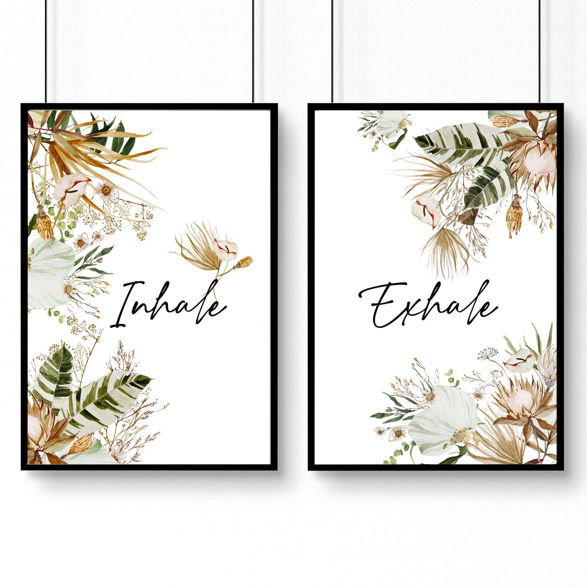 Bathroom pictures for walls | Set of 2 prints