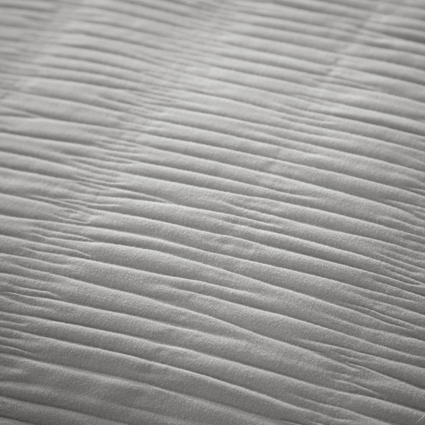 OLIVIA ROCCO Belgravia grey microfiber duvet cover set with matching pillowcases, soft, easy-care modern quilt bedding.