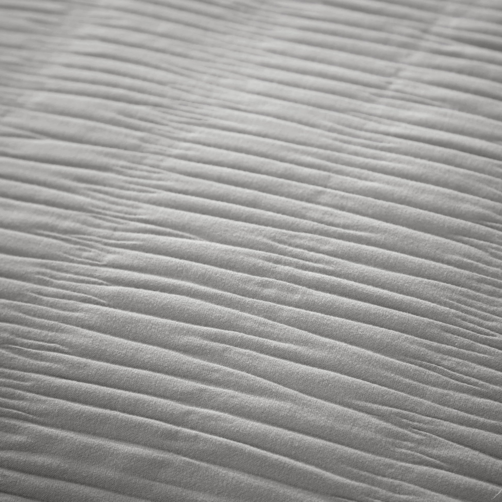 OLIVIA ROCCO Belgravia grey microfiber duvet cover set with matching pillowcases, soft, easy-care modern quilt bedding.