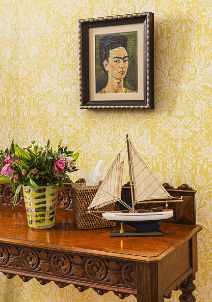 Blue sailboat home decor piece from Casa by Josephine Jenno's Cape Cod Sailboat Collection, featuring nautical design and coastal style.