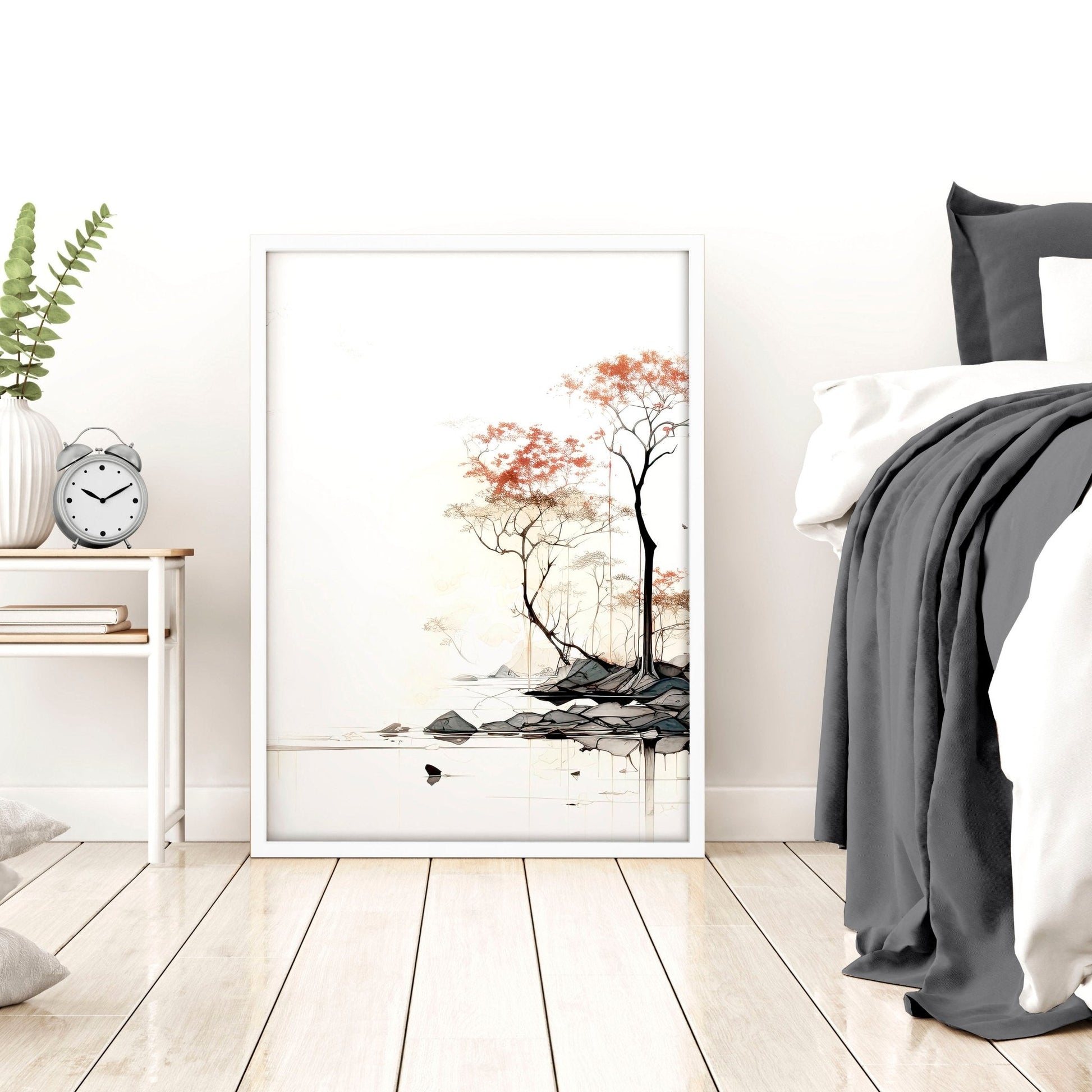 Set of three Asian-inspired Chinese wall art prints by About Wall Art, featuring traditional Chinese design elements.