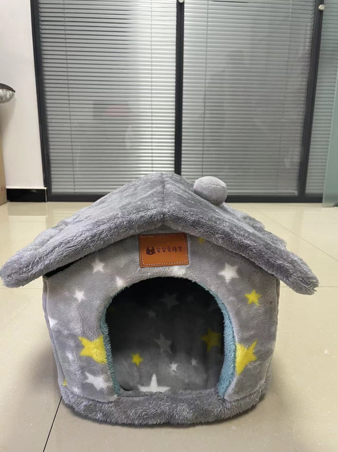Foldable Cave Pet Bed for Dogs & Cats | Warm Enclosed Pet House