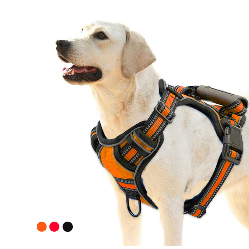 No-Pull Reflective Dog Harness | Breathable Adjustable Dog Vest