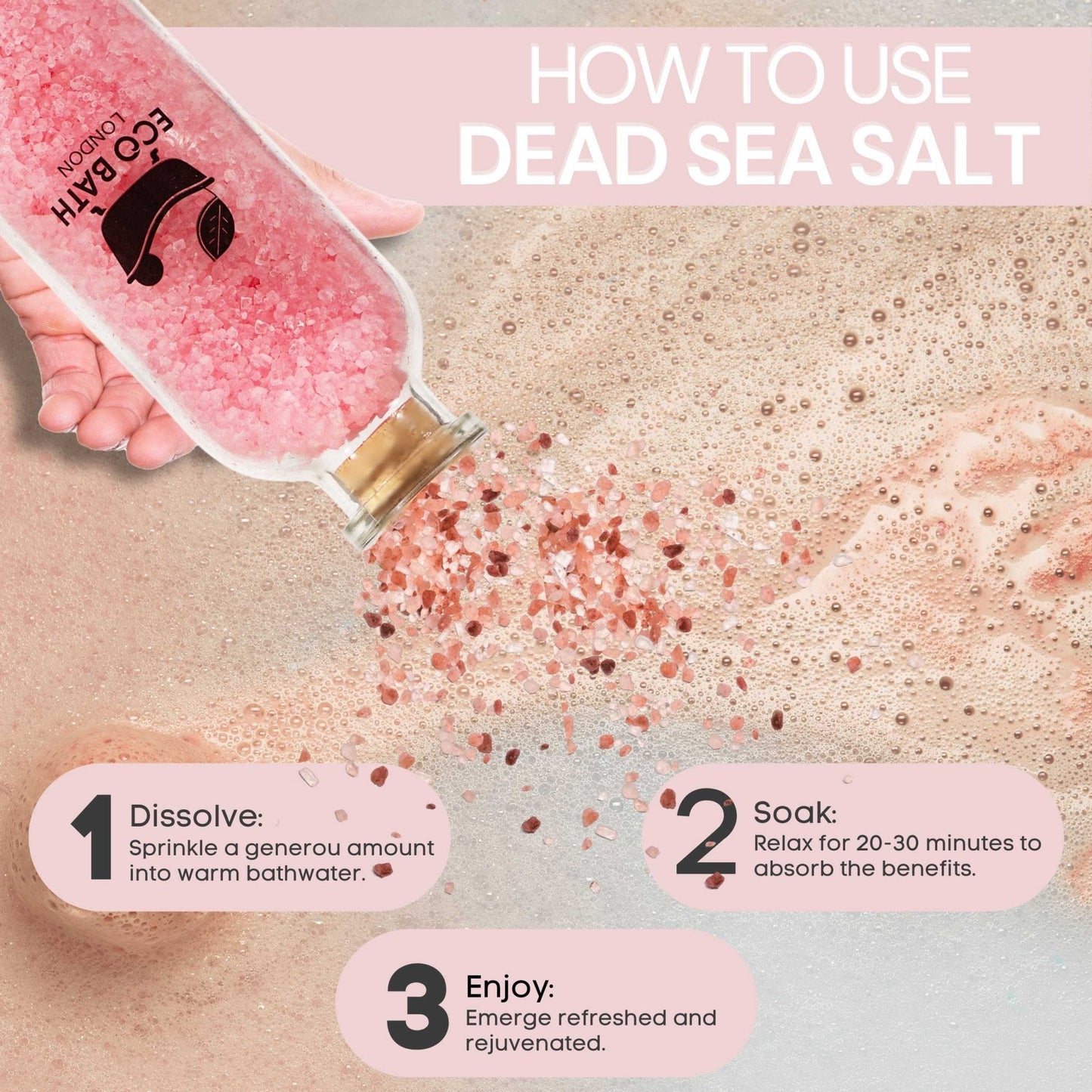 Eco Bath London Muscular Dead Sea Salt (300g)