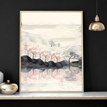 Set of 3 framed wall art prints for living room by About Wall Art, featuring modern decorative posters in stylish frames.