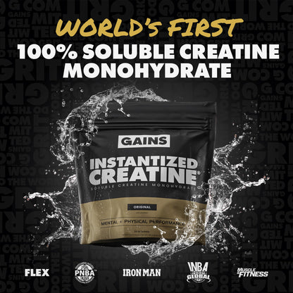 Gains In Bulk Instantized Creatine Monohydrate 30 Servings