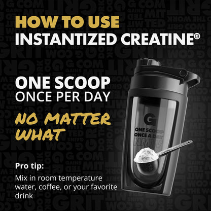Gains In Bulk Instantized Creatine Monohydrate 30 Servings