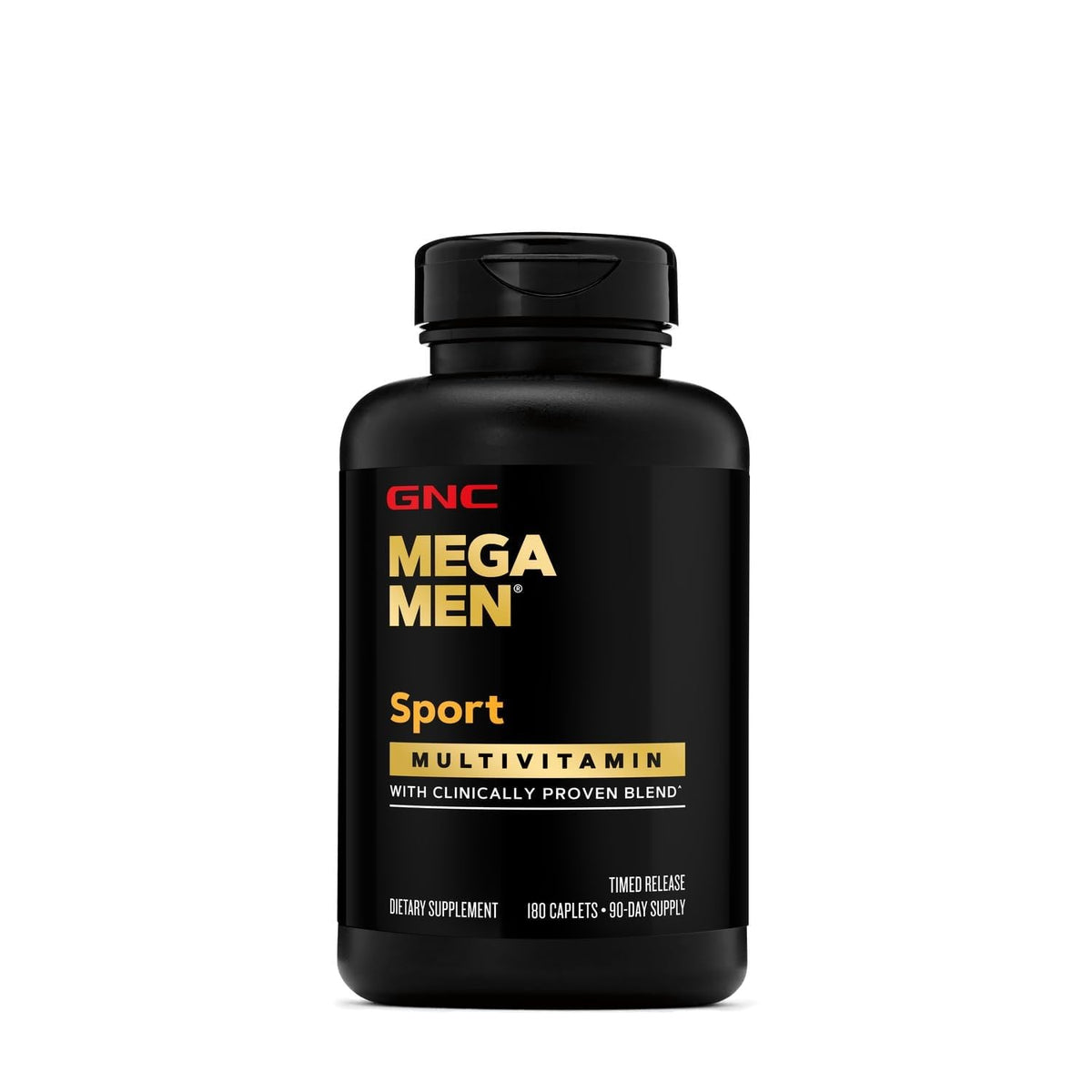 GNC Mega Men® Sport Multivitamin 180 Caplets | 90 Servings