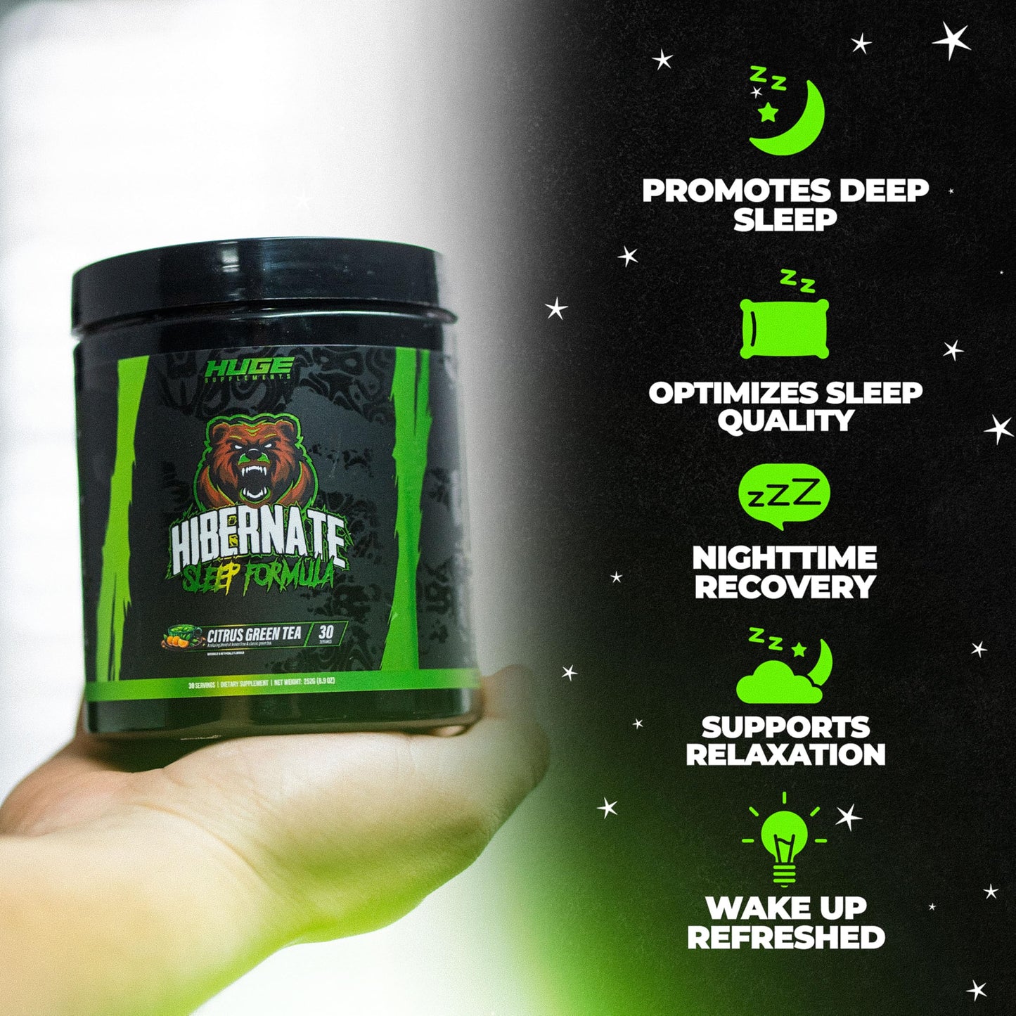 Hibernate Sleep Supplement | Complete Sleep Recovery Formula