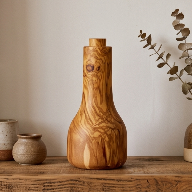 Rustic vase for dry flower