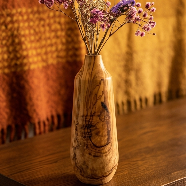 Rustic vase for dry flower