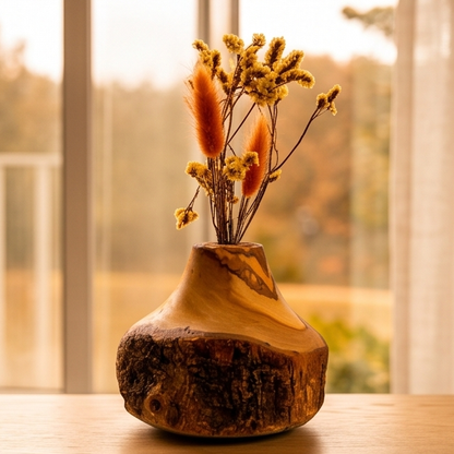 Rustic vase for dry flower