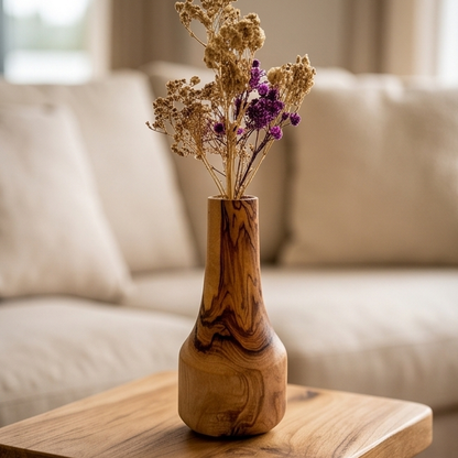 Rustic vase for dry flower