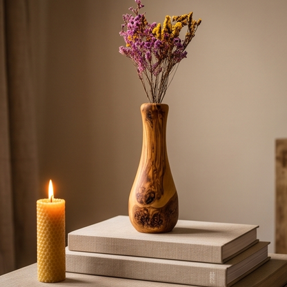 Rustic vase for dry flower