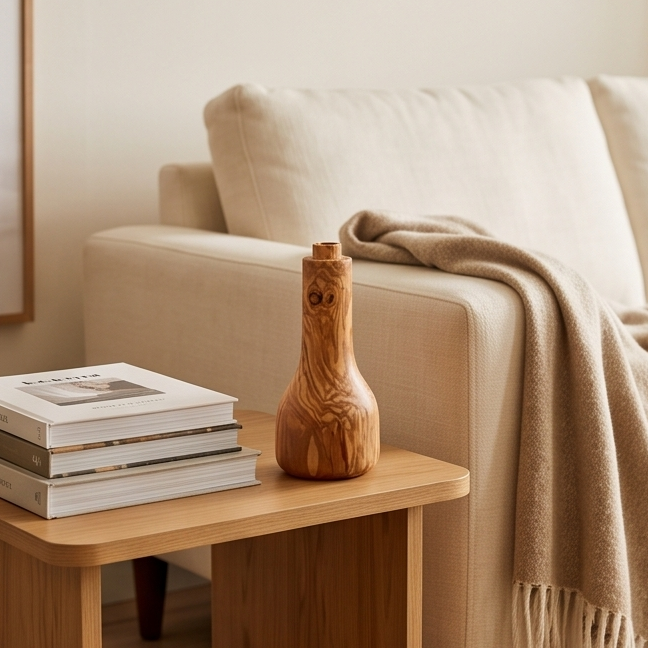 Rustic vase for dry flower