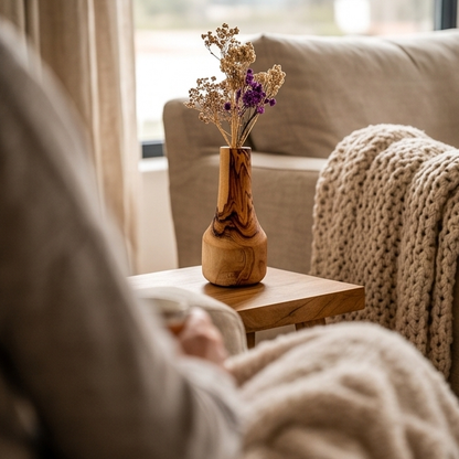 Rustic vase for dry flower