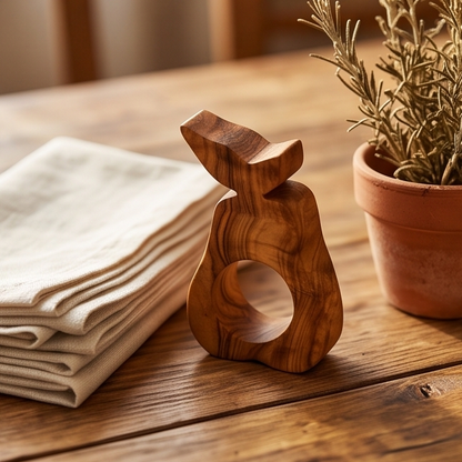 Handcrafted Olive Wood Napkin & Paper Holders | 5 Distinctive Styles