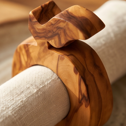 Handcrafted Olive Wood Napkin & Paper Holders | 5 Distinctive Styles