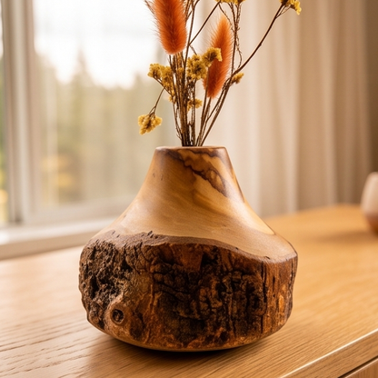 Rustic vase for dry flower