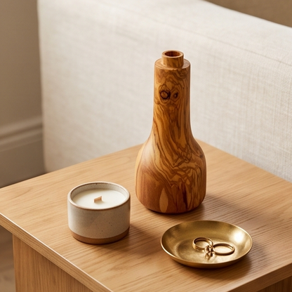 Rustic vase for dry flower