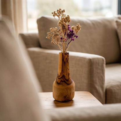Rustic vase for dry flower