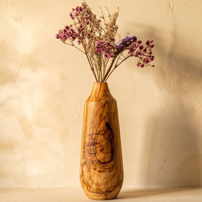 Rustic vase for dry flower
