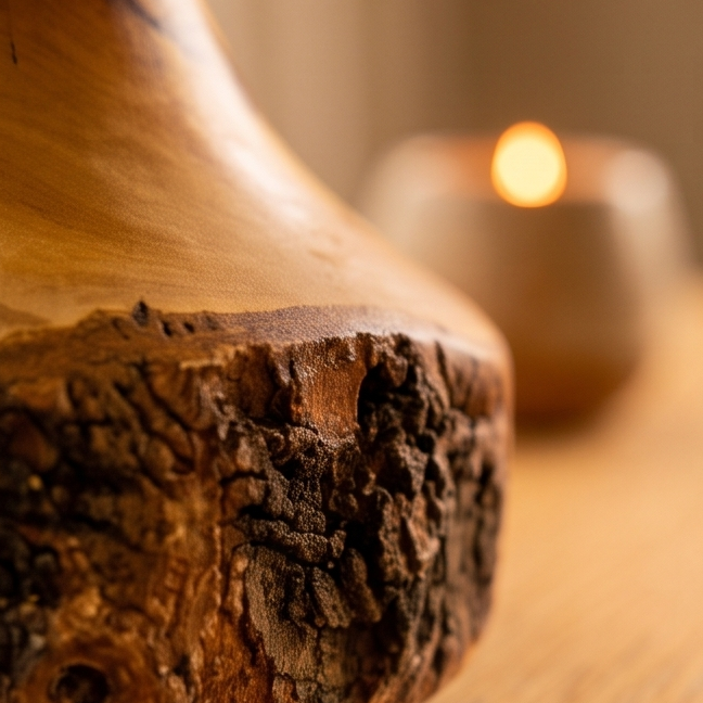 Rustic vase for dry flower