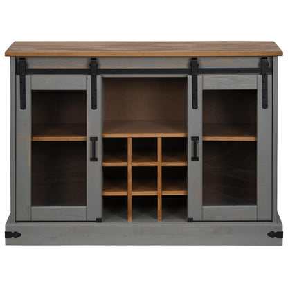 Ambrin Pinewood Sideboard | Solid Wood Storage Cabinet