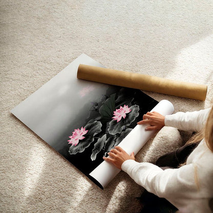 Set of 3 Japandi-inspired wall art prints featuring Asian design elements, designed for modern interior decor.