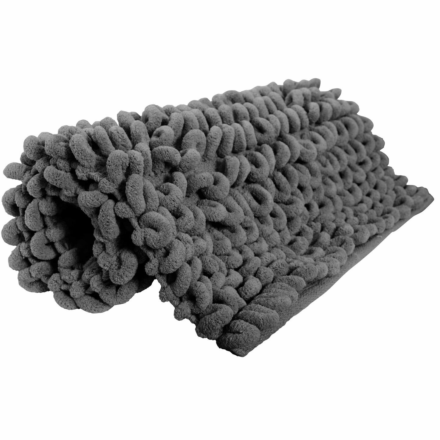 OLIVIA ROCCO jumbo loop bath mat, non-slip water-absorbent rug for shower and toilet, large plush floor mat with loop design.