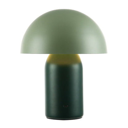 Hstrends modern rechargeable mushroom table lamp with touch dimmer, featuring a sleek design and soft ambient lighting.