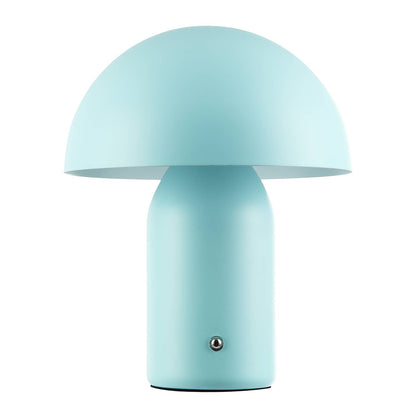 Hstrends modern rechargeable mushroom table lamp with touch dimmer, sleek design, and soft ambient lighting.
