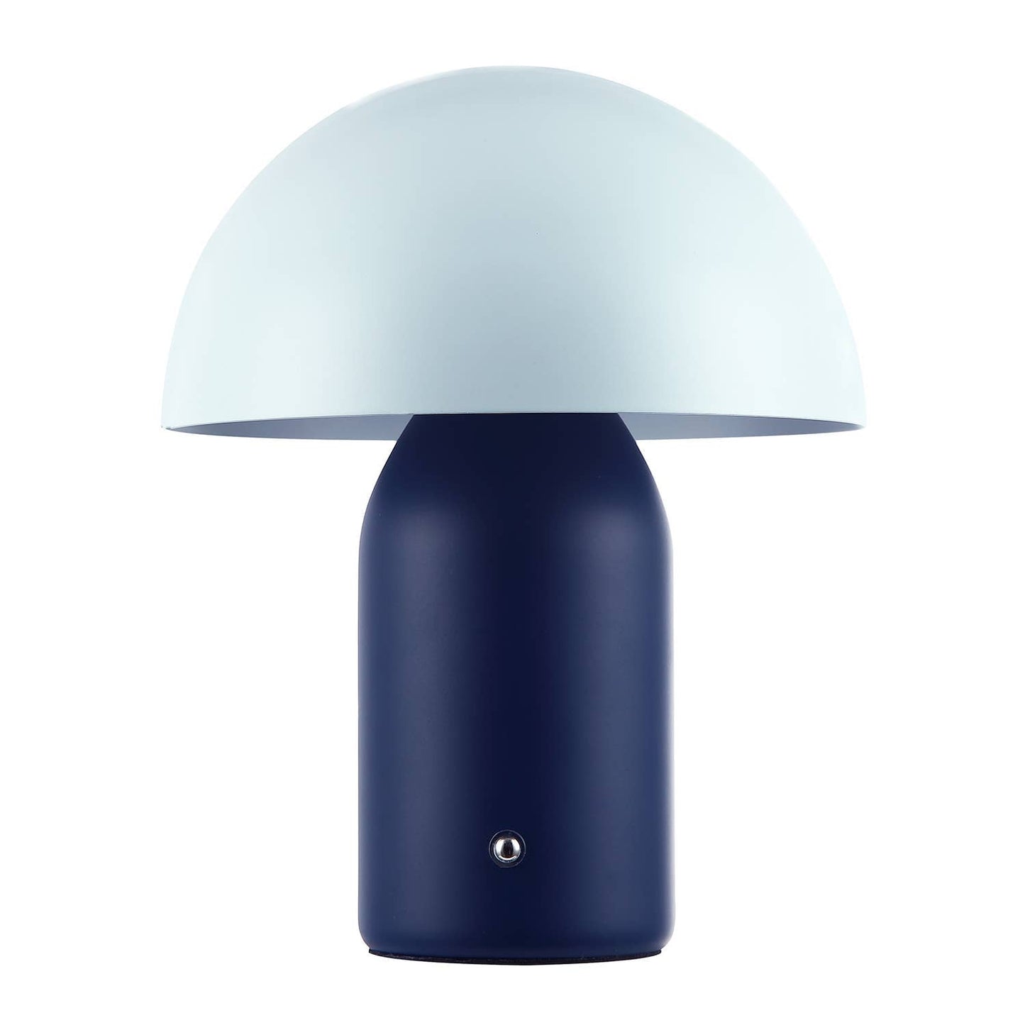 Hstrends modern rechargeable mushroom table lamp with touch dimmer, featuring a sleek design and soft ambient lighting.