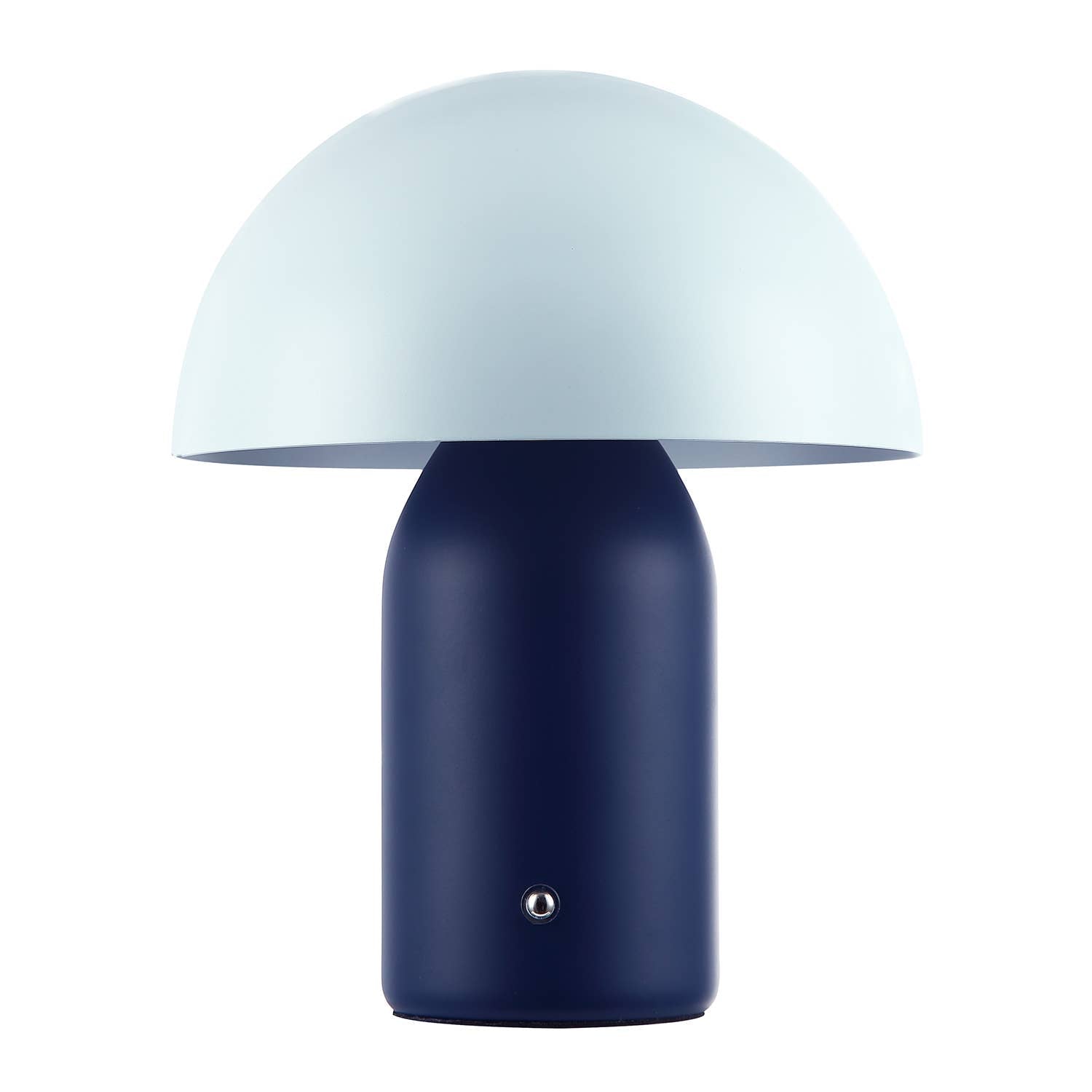 Hstrends modern rechargeable mushroom table lamp with touch dimmer, featuring a sleek design and soft ambient lighting.