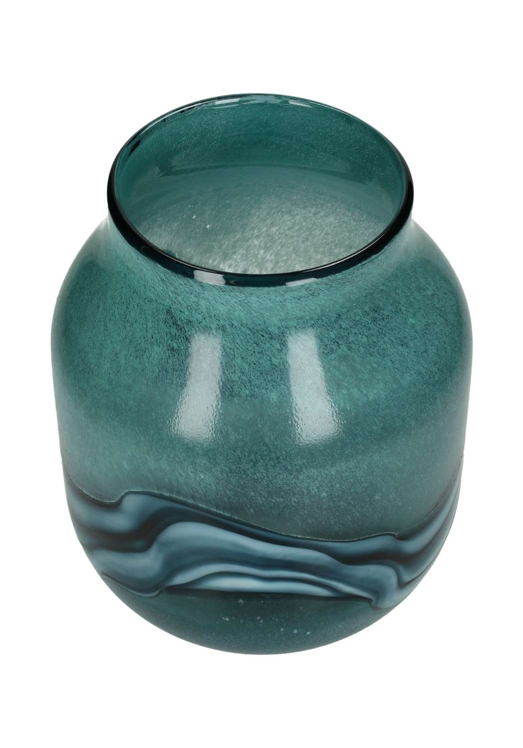 Green organic ceramic vase from Casa by Josephine Jenno, featuring a natural-inspired, textured design perfect for decorative displays.