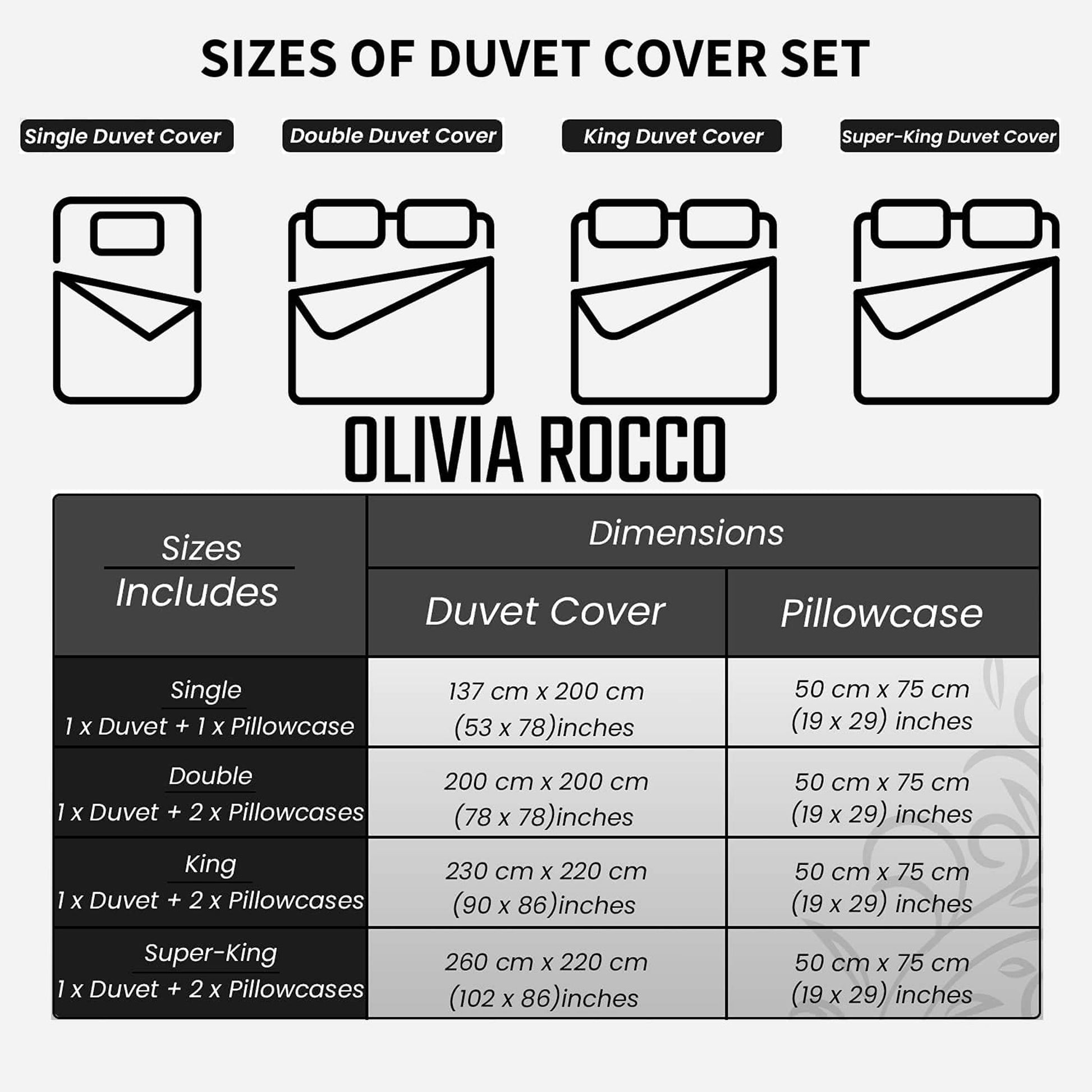 OLIVIA ROCCO pintuck natural microfibre duvet cover set with pillowcases, breathable, easy-care, machine washable bedding.