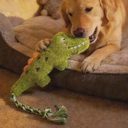 Crocodile Rope Dog Toy – Durable Chew & Tug Toy for Active Dogs
