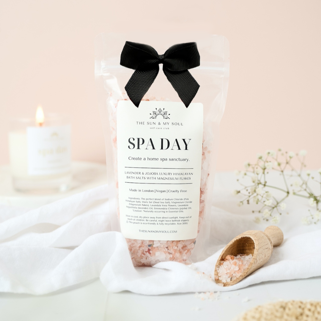 Lavender Bath Salts | Himalayan Spa Soak with Jojoba Oil