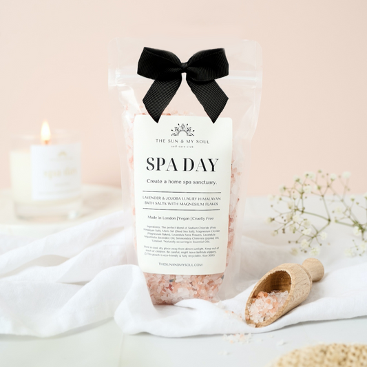 Lavender Bath Salts | Himalayan Spa Soak with Jojoba Oil