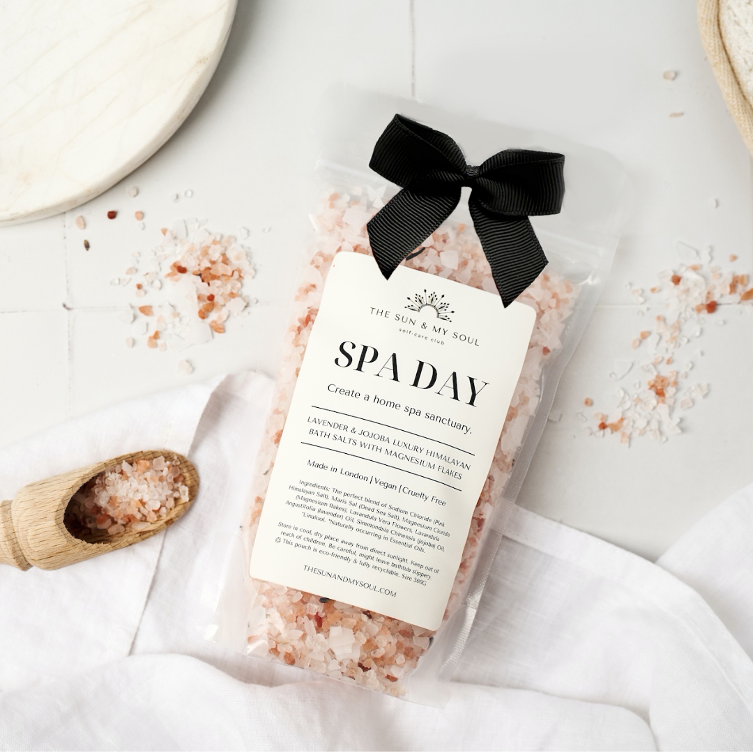 Lavender Bath Salts | Himalayan Spa Soak with Jojoba Oil