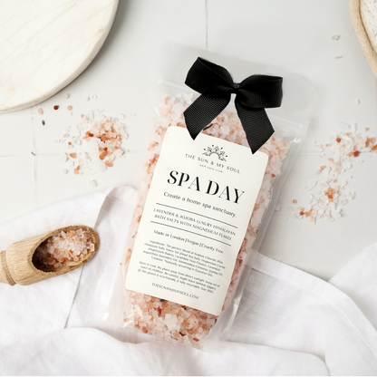 Lavender Bath Salts | Himalayan Spa Soak with Jojoba Oil