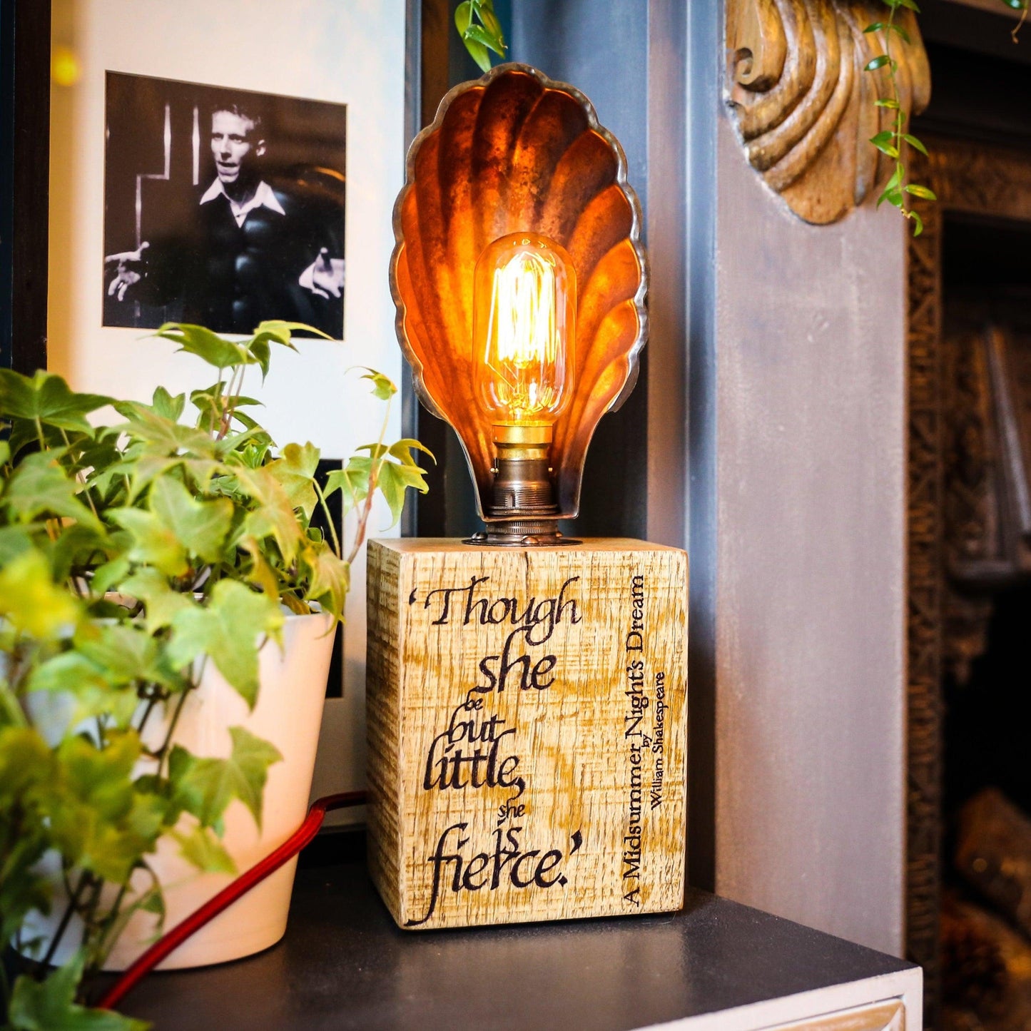 Personalised Theatre Footlight Lamp | Unique Drama Gift &amp; Stage Table Light