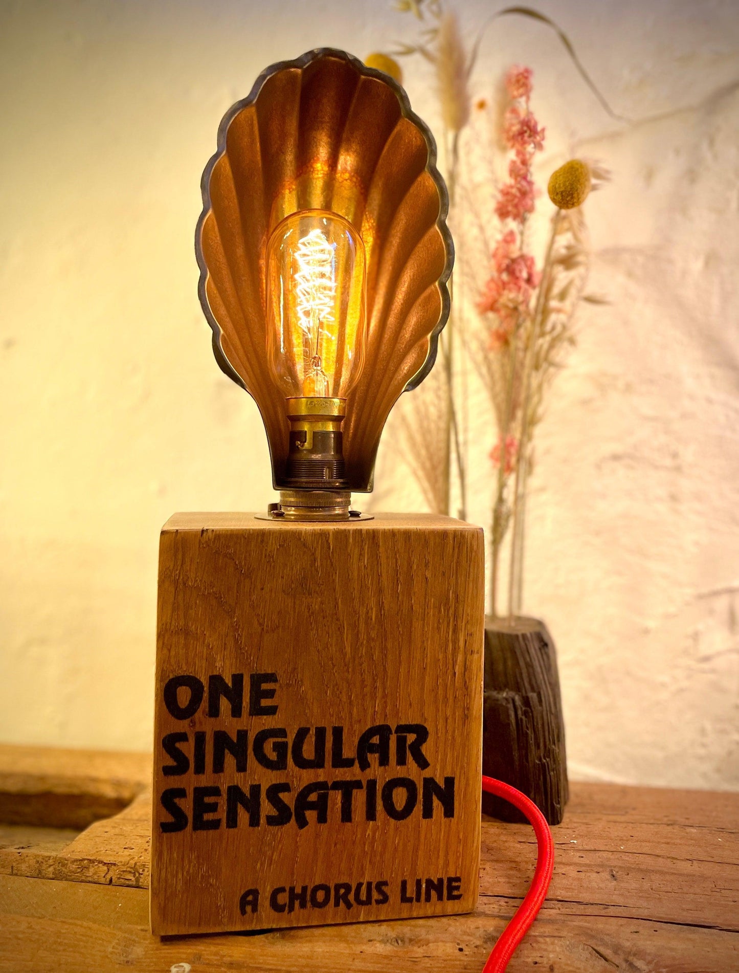 Personalised Theatre Footlight Lamp | Unique Drama Gift &amp; Stage Table Light