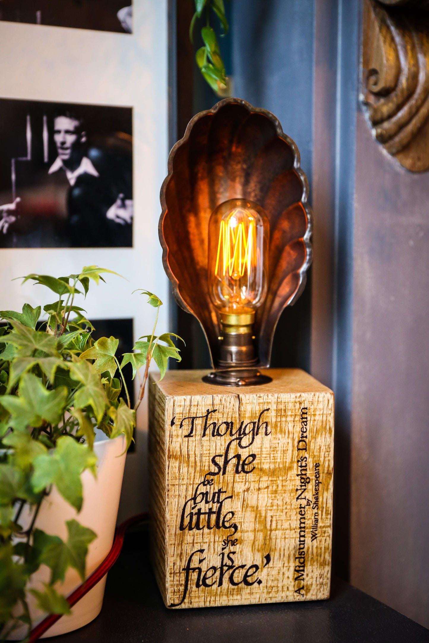 Personalised Theatre Footlight Lamp | Unique Drama Gift &amp; Stage Table Light