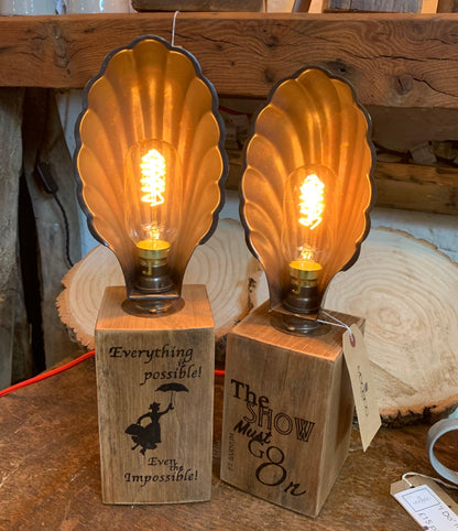 Personalised Theatre Footlight Lamp | Unique Drama Gift &amp; Stage Table Light