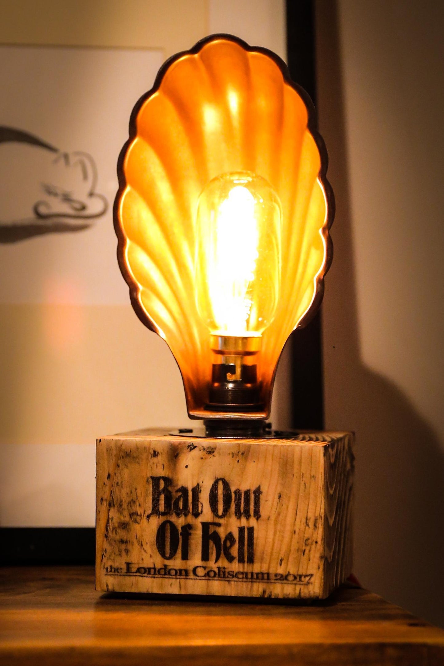 Personalised Theatre Footlight Lamp | Unique Drama Gift &amp; Stage Table Light