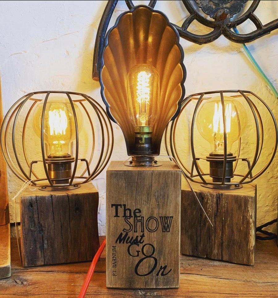 Personalised Theatre Footlight Lamp | Unique Drama Gift &amp; Stage Table Light
