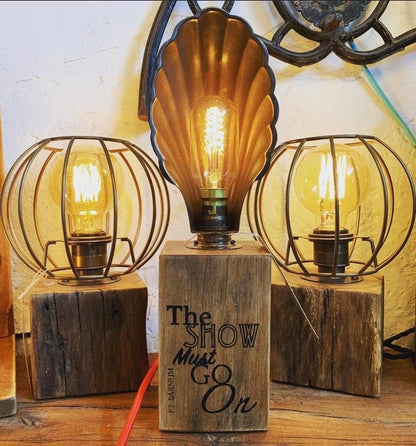 Personalised Theatre Footlight Lamp | Unique Drama Gift &amp; Stage Table Light