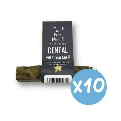 Wolf Fish Stick Chew for Dogs - Large Natural Fish Skin Dog Treat